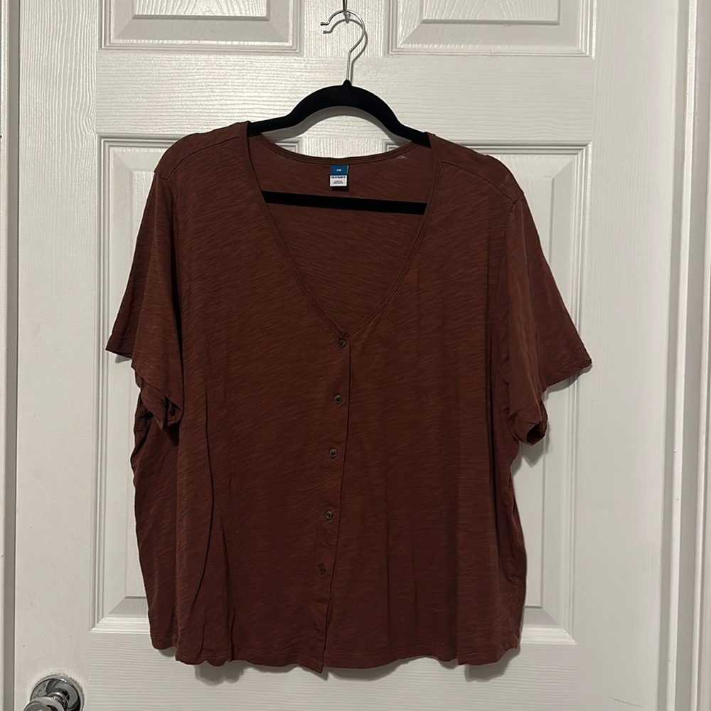 Old Navy 2X Rust Shirt